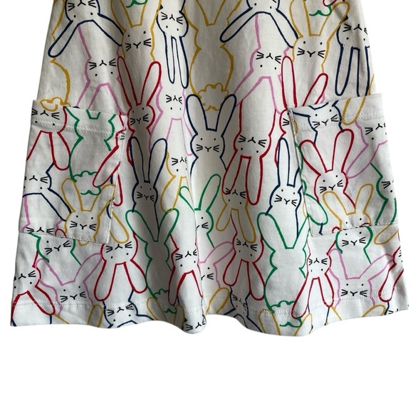 Hanna Andersson Playground Bunny Dress with Pockets Very soft cotton NWOT - Picture 3 of 14
